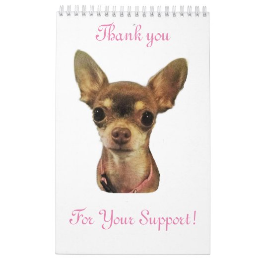 バンビ忙し年 カレンダー (裏面)