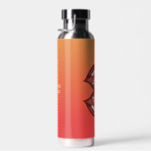 バンピパーソナライズされたアの牙の激しい表情 ウォーターボトル (右面)