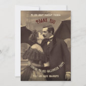 バンピレキスヴィンテージドラキュラハロウィーン サンキューカード (正面)