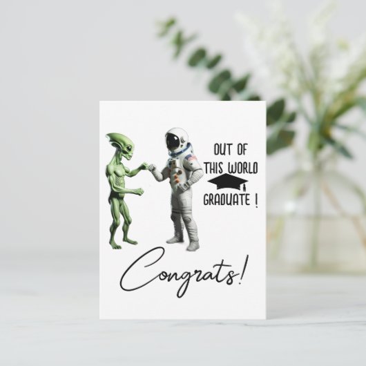 バンピングフィスト卒業カード – ワールドアウトおめでとう ポストカード (スタンド正面)