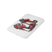 バンピーファッション | Strappy Ankle Stilettos withバラ バスマット (アングル)