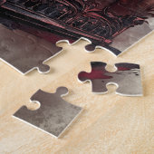 バンピーブードワール |ゴシック・レッドビクトリアン・ベッドルーム・スイート ジグソーパズル (側面)