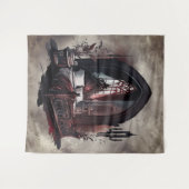 バンピーブードワール |ゴシック・レッドビクトリアン・ベッドルーム・スイート タペストリー (正面(横))