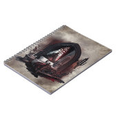 バンピーブードワール |ゴシック・レッドビクトリアン・ベッドルーム・スイート ノートブック (左側)