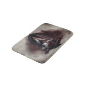 バンピーブードワール |ゴシック・レッドビクトリアン・ベッドルーム・スイート バスマット (アングル)