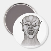 バンピール黒白デザイン マグネット (正面/裏面)