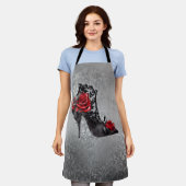 バンピーヴォーググランジ | Stiletto Laceブティバラ エプロン (着用した状態)