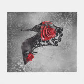 バンピーヴォーググランジ | Stiletto Laceブティバラ フリースブランケット (正面(横))