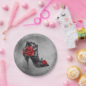 バンピーヴォーググランジ | Stiletto Laceブティバラ ペーパープレート (パーティー)