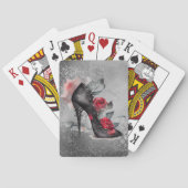 バンピー・スピック・スティレット |レッドローズハイヒールグランジ トランプ (裏面)