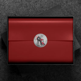 バンピー・スピック・スティレット |レッドローズハイヒールグランジ ラウンドシール