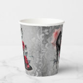 バンピー・スピック・スティレット |レッドローズハイヒールグランジ 紙コップ (右)