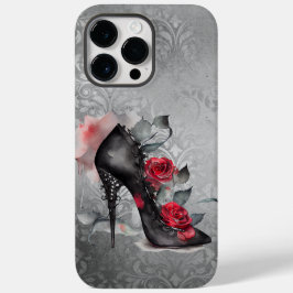 バンピー・スピック・スティレット |レッドローズハイヒールグランジ Case-Mate iPhone 14 PRO MAXケース