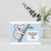 バンピー·ブレインズ·コアラ ポストカード (スタンド正面)