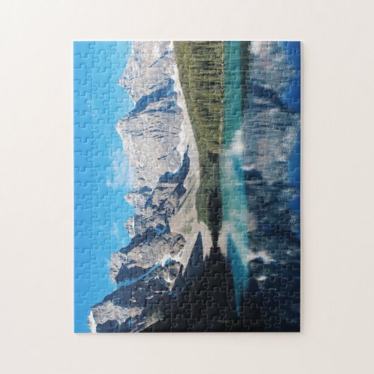 バンフアルバータカナダアウトドアジグソーパズル ジグソーパズル (縦)