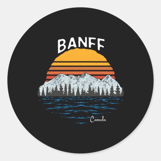 バンフアルバータカナダ国立公園 ラウンドシール (正面)