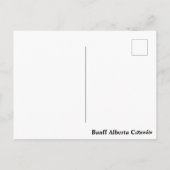 バンフアルバータカナダ ポストカード (裏面)