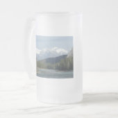 バンフアルベルタカナダ フロストグラスビールジョッキ (正面左)