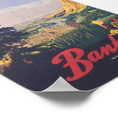 バンフカナダヴィンテージ旅行ポスター ポスター (角)