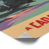 バンフカナダヴィンテージ旅行ポスター ポスター (角)