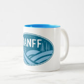 バンフナショナルパークアウトドア ツートーンマグカップ (正面右)