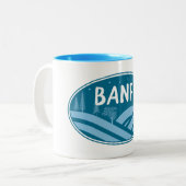 バンフナショナルパークアウトドア ツートーンマグカップ (正面左)