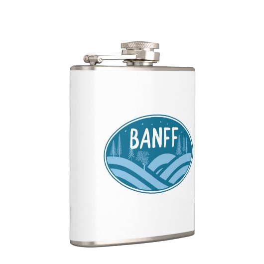 バンフナショナルパークアウトドア フラスク (右)