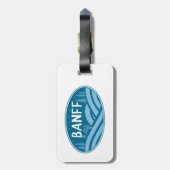 バンフナショナルパークアウトドア ラゲッジタグ (裏面縦)