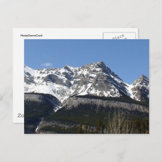バンフナショナルパークアルベルタカナダ ポストカード (正面/裏面)