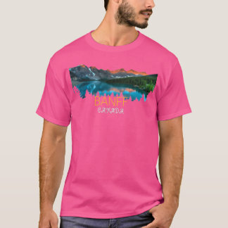 バンフナショナルパークカナダデザインアクティブ Tシャツ