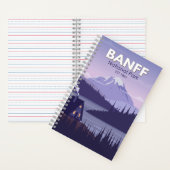 バンフナショナルパークカナダトラベルヴィンテージ ノートブック (内側)