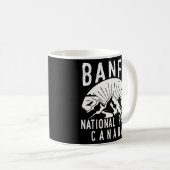 バンフナショナルパークカナダマウンテンハイカー コーヒーマグカップ (正面右)