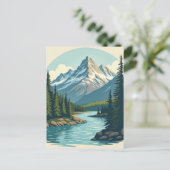 バンフナショナルパークカナダレトロトラベル ポストカード (スタンド正面)