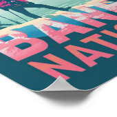 バンフナショナルパークカナダヴィンテージトラベルプレイス ポスター (角)