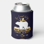 バンフナショナルパークカナダヴィンテージベアーマウンテン 缶クーラー (缶裏面)