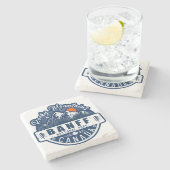 バンフナショナルパークカナダヴィンテージ ストーンコースター (横)