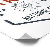 バンフナショナルパークカナダヴィンテージ ポスター (角)