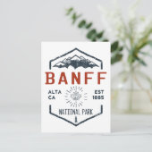 バンフナショナルパークカナダヴィンテージ ポストカード (スタンド正面)