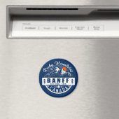 バンフナショナルパークカナダヴィンテージ マグネット (インサイチュ (食洗機))