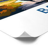 バンフナショナルパークトラベルプリント ポスター (角)