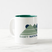 バンフナショナルパークマウンテンサン ツートーンマグカップ (正面左)