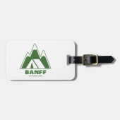 バンフナショナルパークマウンテンズキャンプ ラゲッジタグ (正面横)