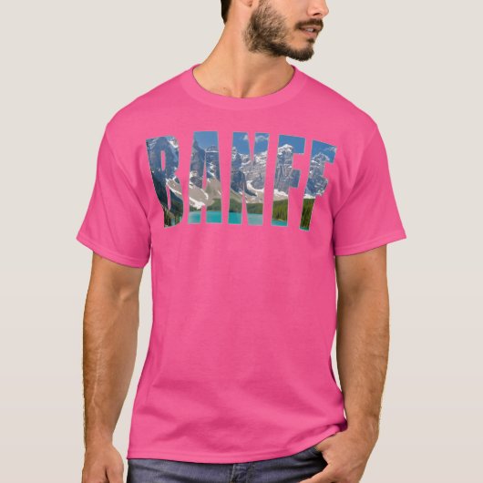 バンフナショナルパークレイクルイーズ Tシャツ (正面)