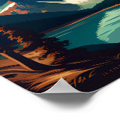 バンフナショナルパークヴィンテージ ポスター (角)