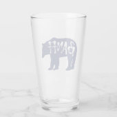 バンフベア タンブラーグラス (裏面)