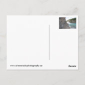 バンフボウ滝ポストカード ポストカード (裏面)