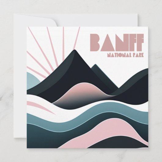 バンフ国立公園の彩色の丘 (正面)