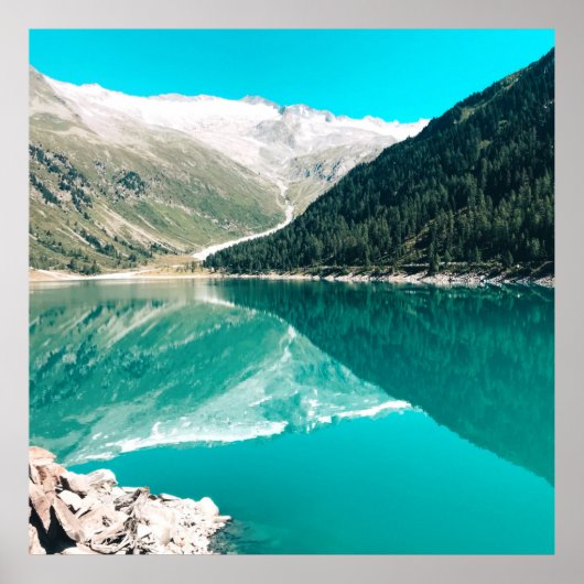 バンフ国立公園アイスランド ポスター (正面)