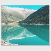 バンフ国立公園アイスランド ラッピングペーパー (フラット)