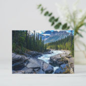 バンフ国立公園アルバータカナダ サンキューカード (スタンド正面)